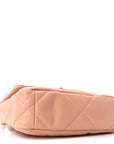 Lambskin Quilted Medium CHNL 19 Flap Beige