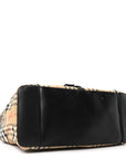 Nylon Vintage Check Logo Diaper Bag