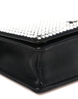 Nappa Crystal Starlight Mini Clutch Bag Black