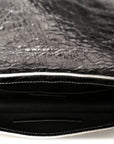 Metallic Agneau Arena Small Le Cagole Sling Bag Silver