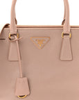 Saffiano Small Galleria Double Zip Tote Cammeo