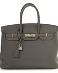 Togo BIRKIN 35 Gris Meyer