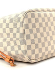 Damier Azur Neo Neverfull MM Rose Ballerine