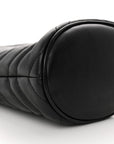 Calfskin Matelasse Mini GG Marmont 2.0 Bucket Bag Black
