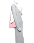 Taurillon Clemence Verso Mini Lindy 20 Rose Sakura Gris Perle