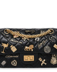 Aged Calfskin Lucky Charms 2.55 Reissue 224 Flap Black