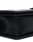 Caviar Quilted Medium Boy Flap Black