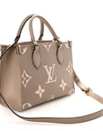 Empreinte Monogram Giant Onthego PM Tourterelle Creme