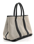 Toile Buffle Skipper Garden Party 36 MM Tote Black