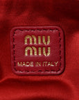 Velluto Mini Pouch Rosso