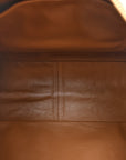 Soft Calfskin Large Aimee Shoulder Bag Caramel