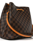 Damier Ebene Neonoe MM Safran