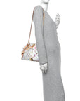 LV X TM Monogram Multicolor Speedy Bandouliere 25 White