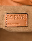 Calfskin Mini Flamenco Knot Clutch Warm Desert