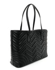 Calfskin Matelasse Monochrome Large GG Marmont Tote Bag Black