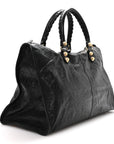 Agneau Giant 12 Gold Hardware Work Black
