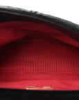 Goatskin Quilted Large CHNL 19 Flap Black