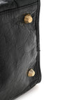 Agneau Giant 12 Gold Hardware Work Black