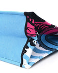 Canvas Embroidered Large Jungle Pop Book Tote Blue Multicolor
