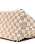 Damier Azur Neo Neverfull MM Rose Ballerine