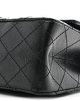 Aged Calfskin Quilted 2.55 Reissue 225 Flap Black