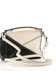 Calfskin Mini Puzzle Bag Soft White Rosemary