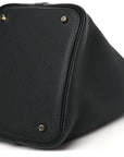 Taurillon Clemence Picotin Lock 22 MM Black