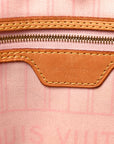 Damier Azur Neo Neverfull MM Rose Ballerine