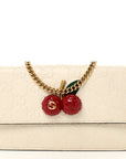 GCCIssima Mini Cherry Chain Bag White