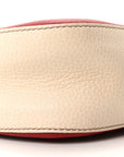 Dollar Calfskin Small Soho Disco Bag Hibiscus Red Mystic White Blue