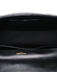 Lambskin Chevron Quilted Large LouLou Black