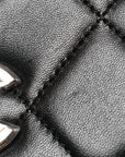 Lambskin Quilted Small Trendy CC Dual Handle Flap Bag Black