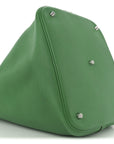 Taurillon Clemence Picotin Lock 26 GM Bamboo