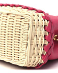 Rattan Taurillon Capucines Mini Magenta