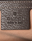 GG Supreme Monogram Web Small Ophidia Shoulder Bag Brown