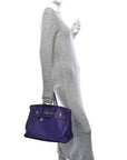 Taurillon Clemence Birkin 35 Iris