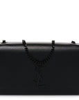 Grain De Poudre Medium Classic Monogram Monochrome Kate Satchel Black