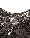 Metallic Agneau Arena Le Cagole Shoulder Bag XS Dark Bronze