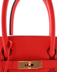 Epsom BIRKIN 30 Rouge de Coeur