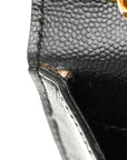 Grain De Poudre Medium Classic Monogram Kate Satchel Black