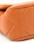 Lambskin Quilted Medium CHNL 19 Flap Light Brown