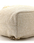 Canvas Large Deauville Backpack Light Beige