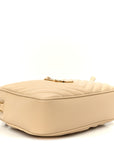 Calfskin Matelasse Monogram Lou Camera Bag Avorio