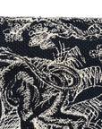Canvas Embroidered Large D1ORiviera Toile De Jouy Reverse Book Tote Blue