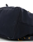 Saffiano Tessuto Nylon Shopping Tote Royal Blue