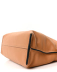 Calfskin Mini Flamenco Knot Clutch Warm Desert