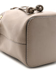 Vitello Cruise F is FNDI Mini Mon Tresor Bucket Bag Tortora
