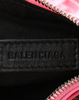 Agneau Arena Le Cagole Fringe Shoulder Bag XS Sweet Pink