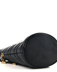 Calfskin Matelasse Mini GG Marmont 2.0 Bucket Bag Black