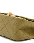 Aged Calfskin Quilted 2.55 Reissue 224 Flap Khaki